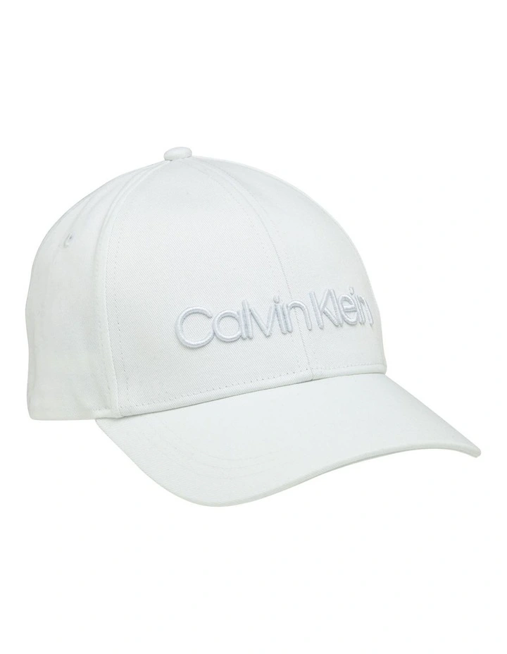 Embroidery Cap in White