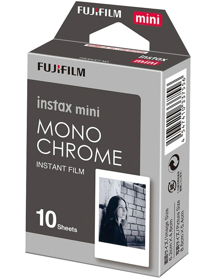 Instax Mini Monochrome Instant Film 10 Pack in Multi