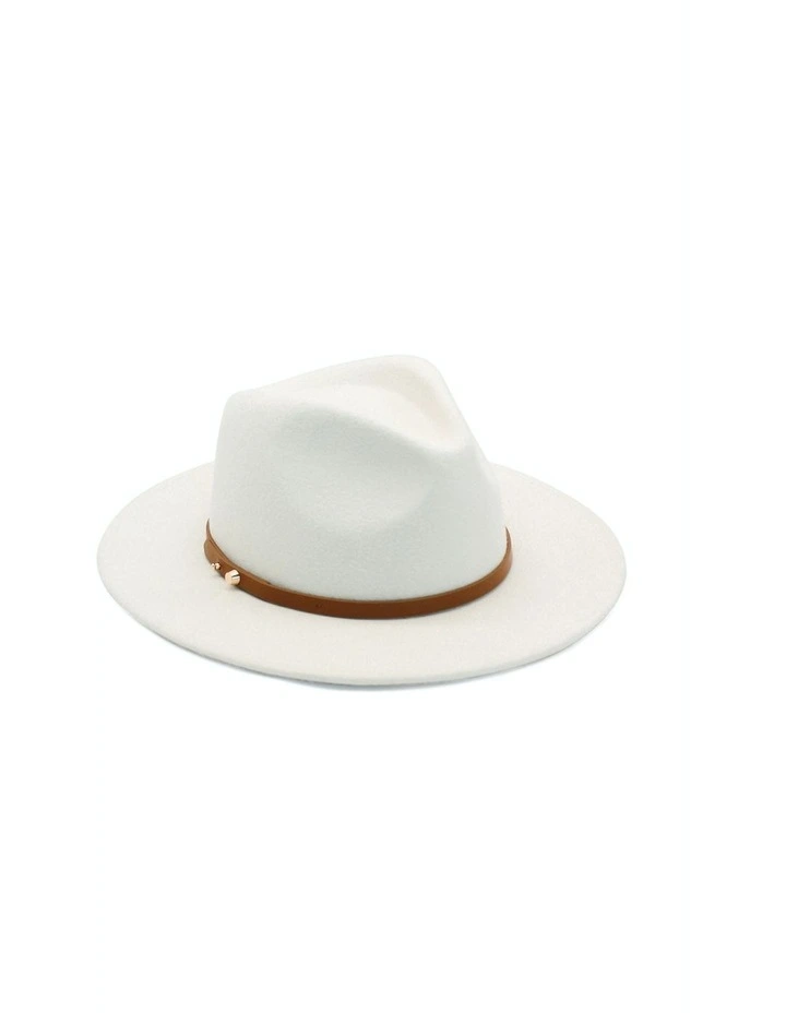 Oslo Fedora in White