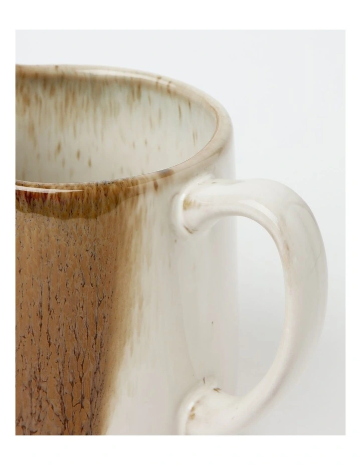 Esperance Poured Speckle Jug in Blue Cream/Brown