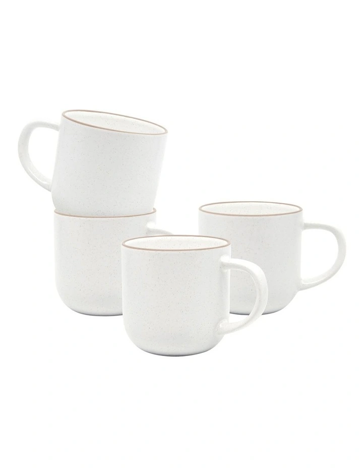 Hana Mug 380ml 4 Pack in White