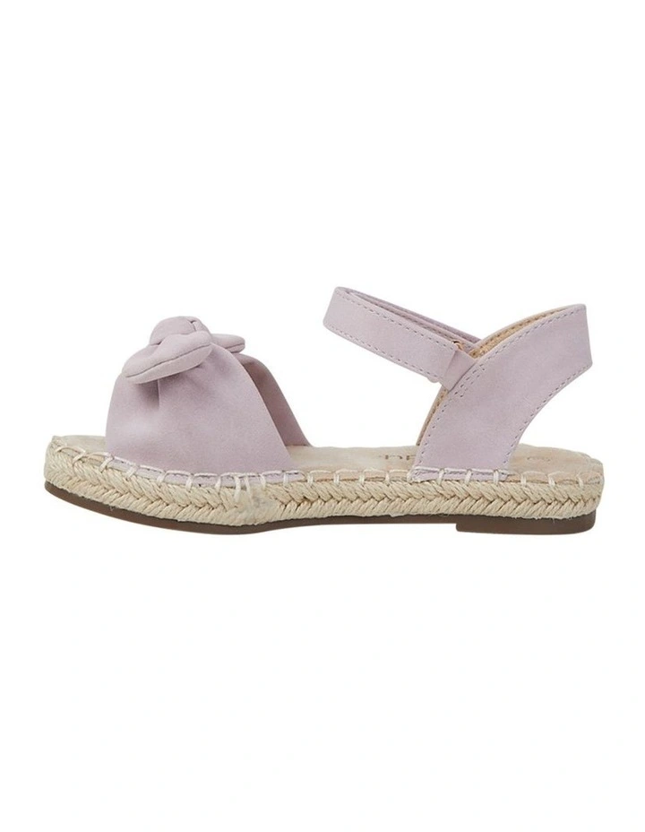 Capri Bow Espadrille Sandals in Lilac