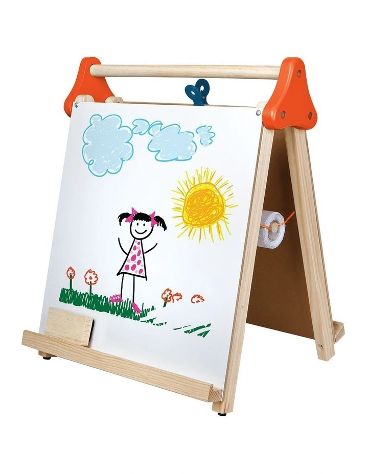 Easel 3-in-1 Art Center Tabletop Toy in Multi