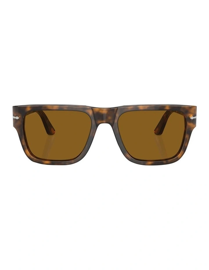 PO3348S Sunglasses in Brown