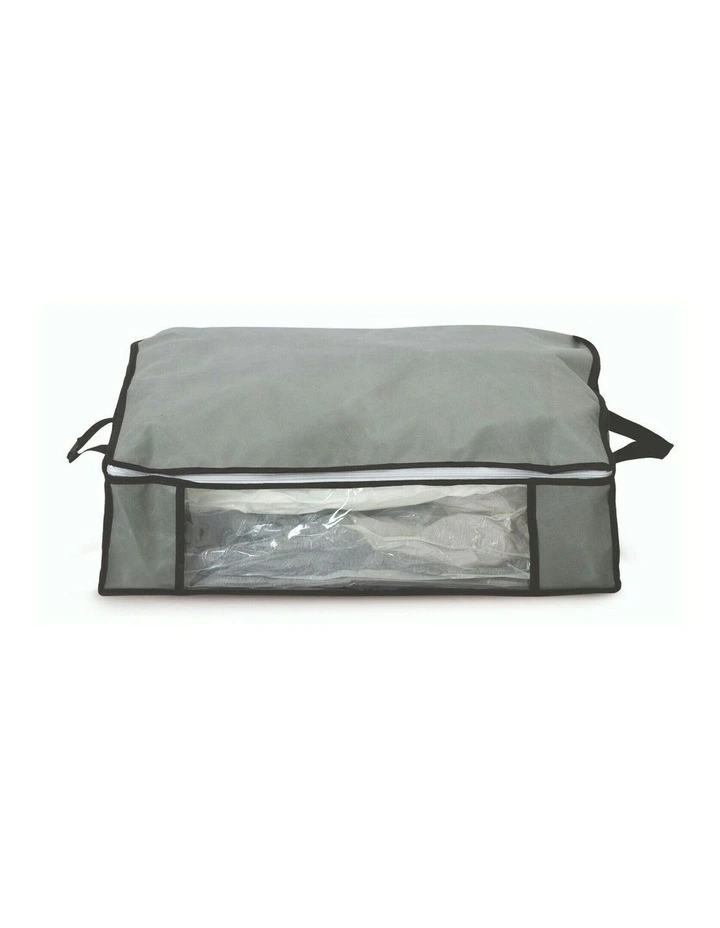 All-in-One Jumbo Vacuum Seal Storage Tote Bag in Grey
