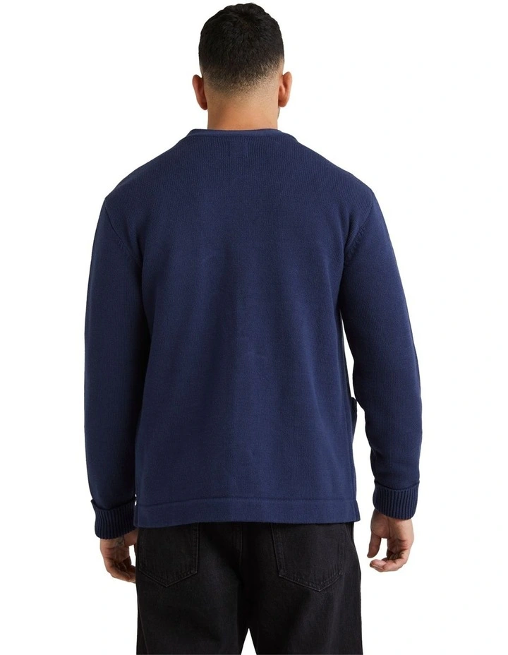 Nevermind Cardigan in Moody Blue