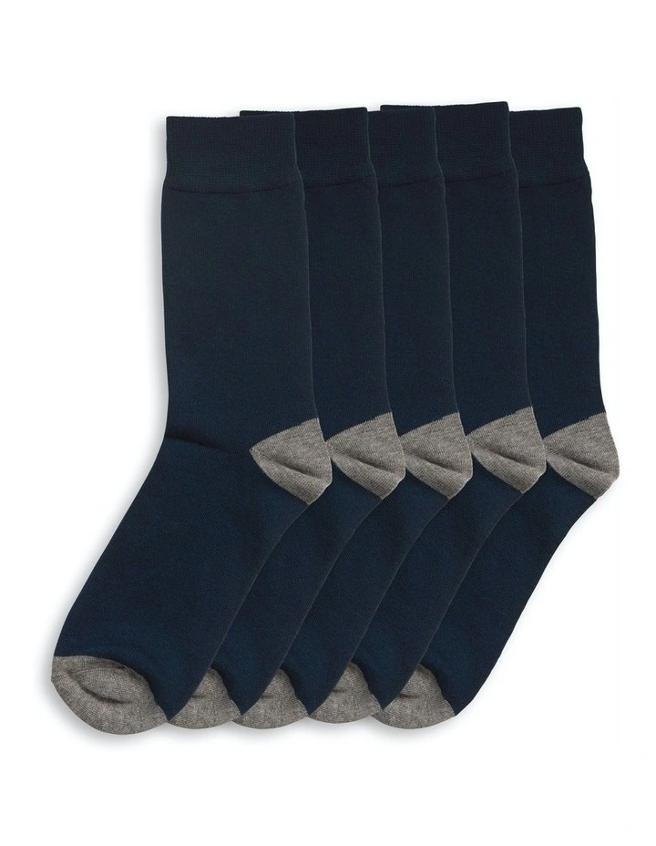 Business Crew Socks 40 Pack in Navy