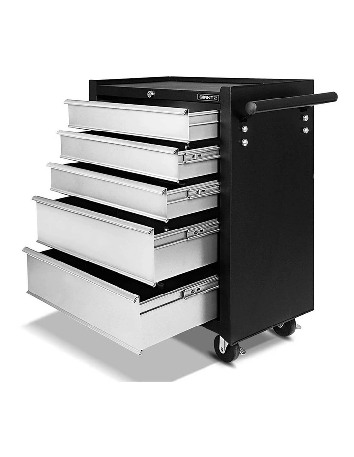 5 Drawer Trolley Toolbox in Grey