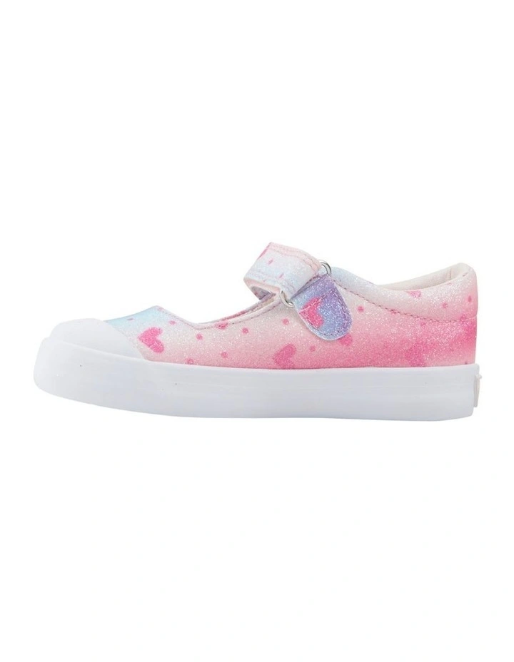 Millie Glitter Mary Jane Sneakers in Pink