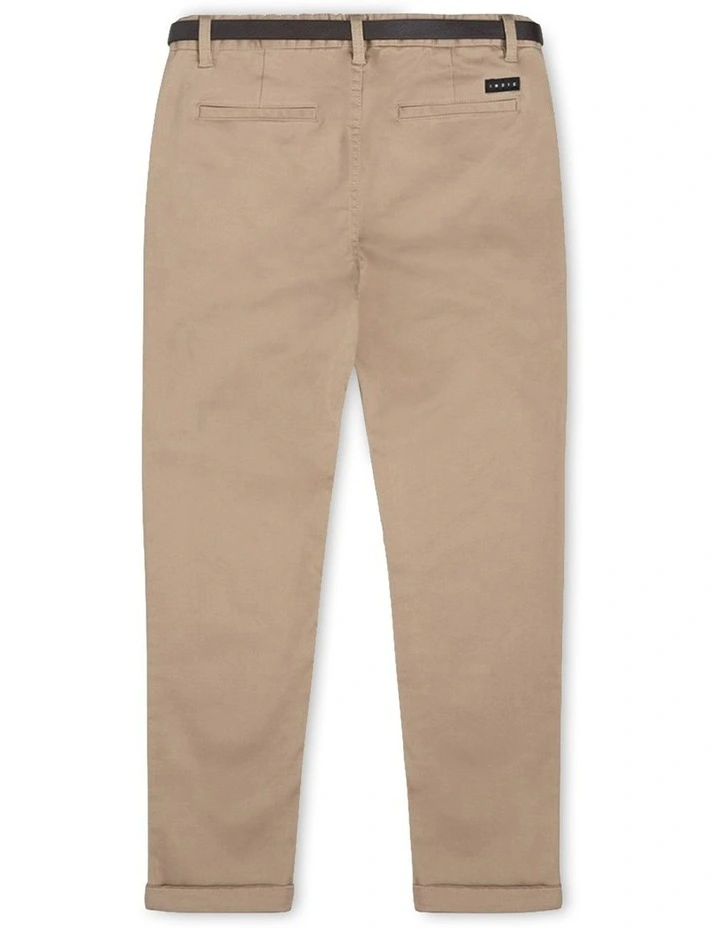 Cuba Stretch Chino (8-14 Years) in Latte
