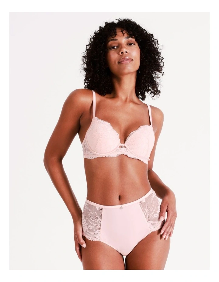 Harlow Luxe Plunge Push Up in Pink