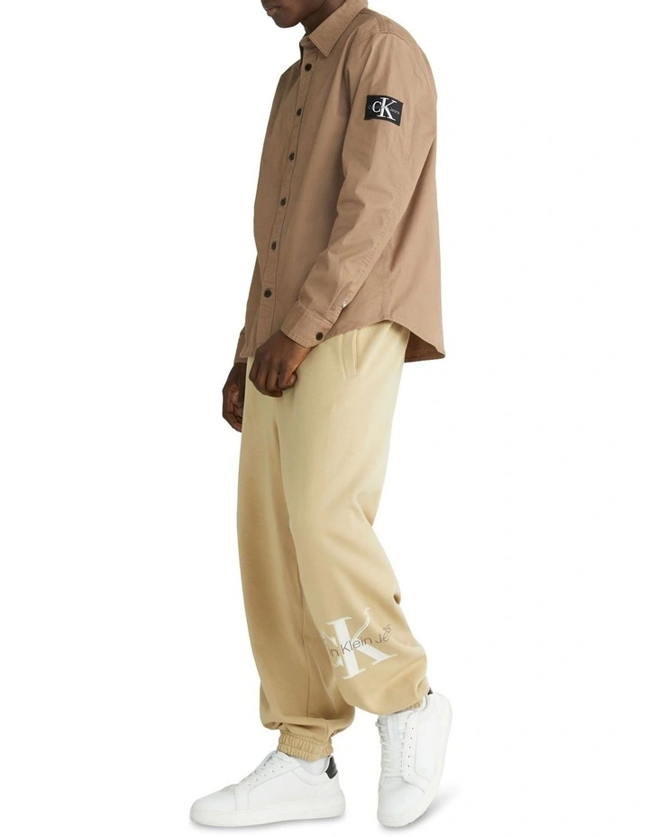 Archival Monologo Heavyweight Knit Pant in Travertine