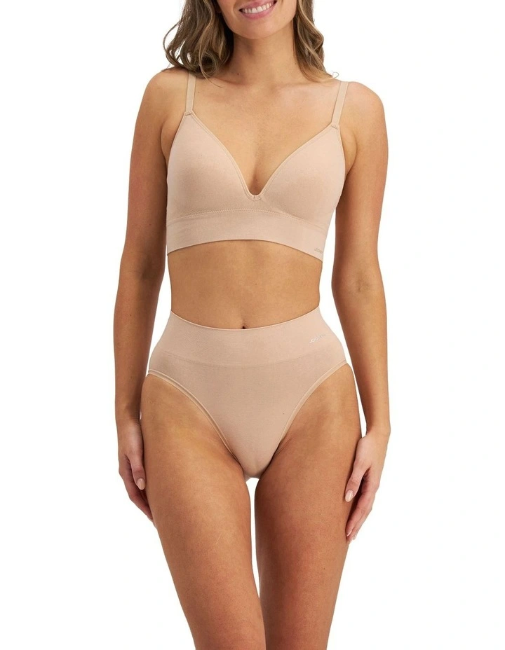 Skimmies Hi Cut Light Briefs in Nude