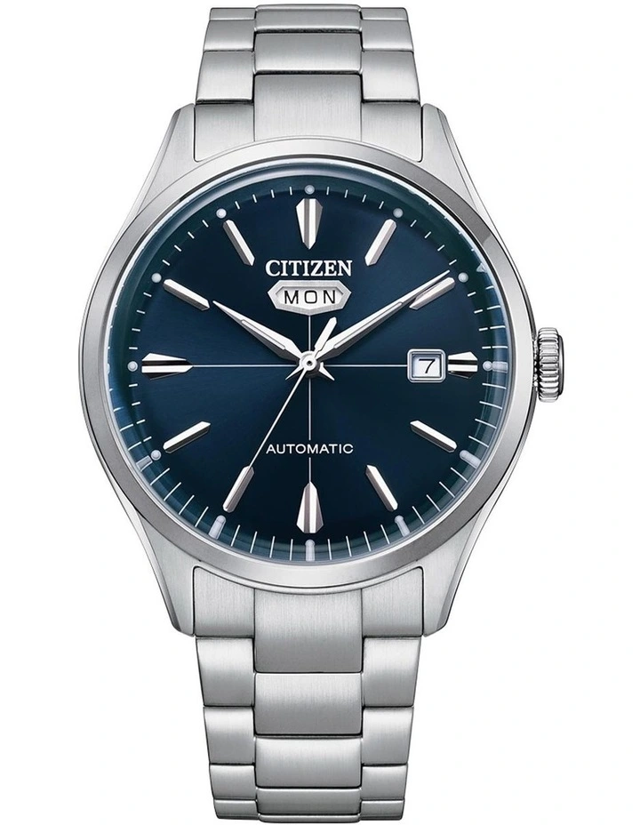 C7 Automatic Dress Stainless Steel Watch In Silver