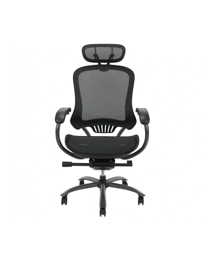 LOPEZ Adjustable Ergonomic Office Executive Chair With Removable Headrest
