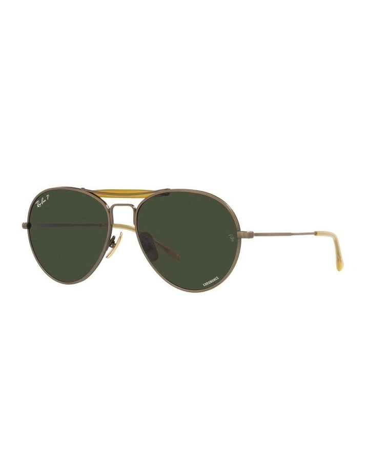 RB8063 Titanium Black Polarised Sunglasses
