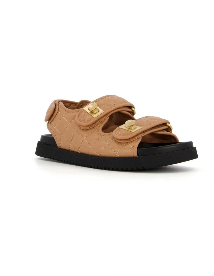 Lockstock Sandals In Camel