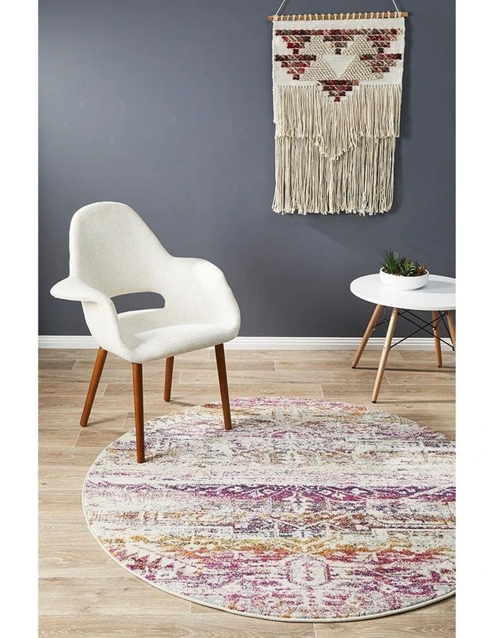 Museum Lili Fuschia Round Rug