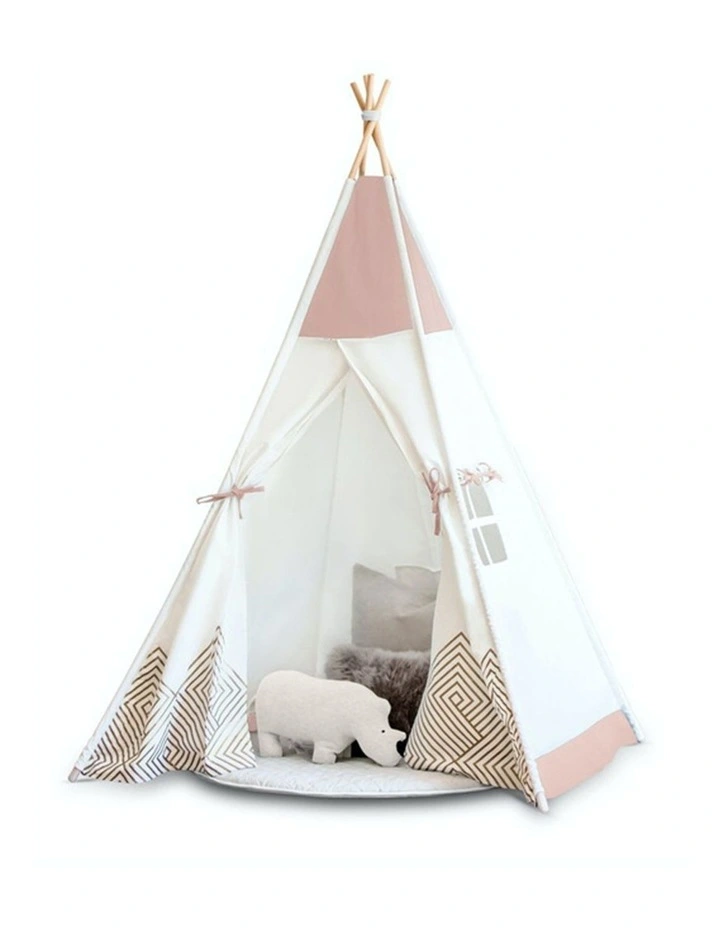 Kids Teepee Play Tent Pearl Rose