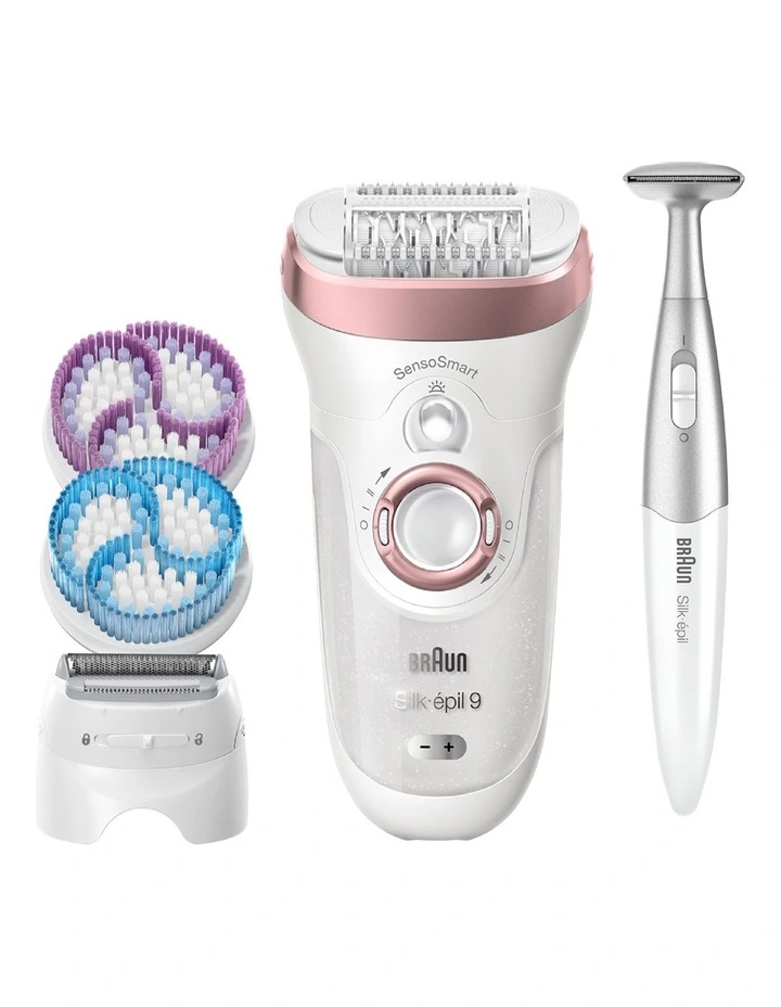 Silk-ePil 9 SkinSpa SensoSmart 4-in-1 Epilator White SE9980