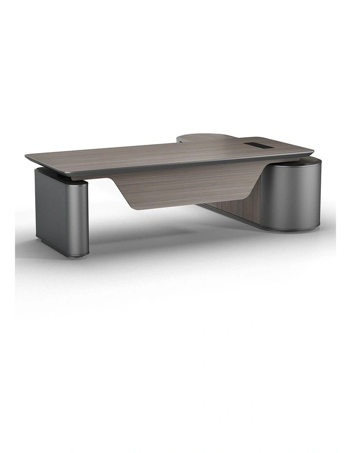 Luca Sit and Stand Desk with Electric Lift 240cm in Grey