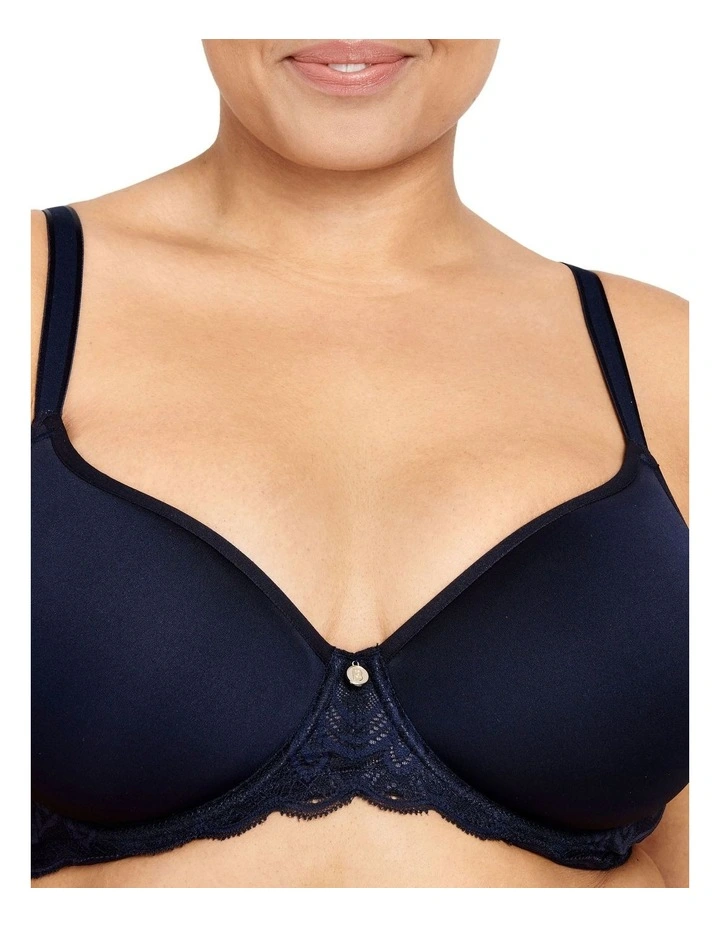 Lift and Shape T-shirt Spacer Bra in Navy