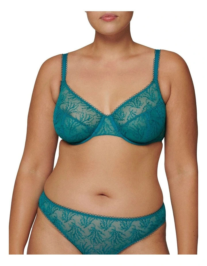 Opaline Full Cup Bra in Green
