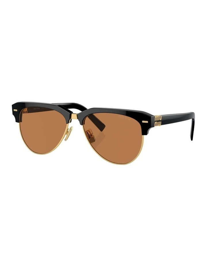 MU 09ZS Sunglasses in Black