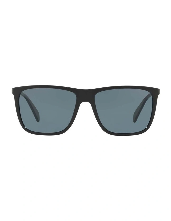 HU2004 Black Polarised Sunglasses