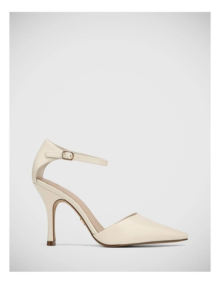 Theo Leather Pump in Vintage Ivory