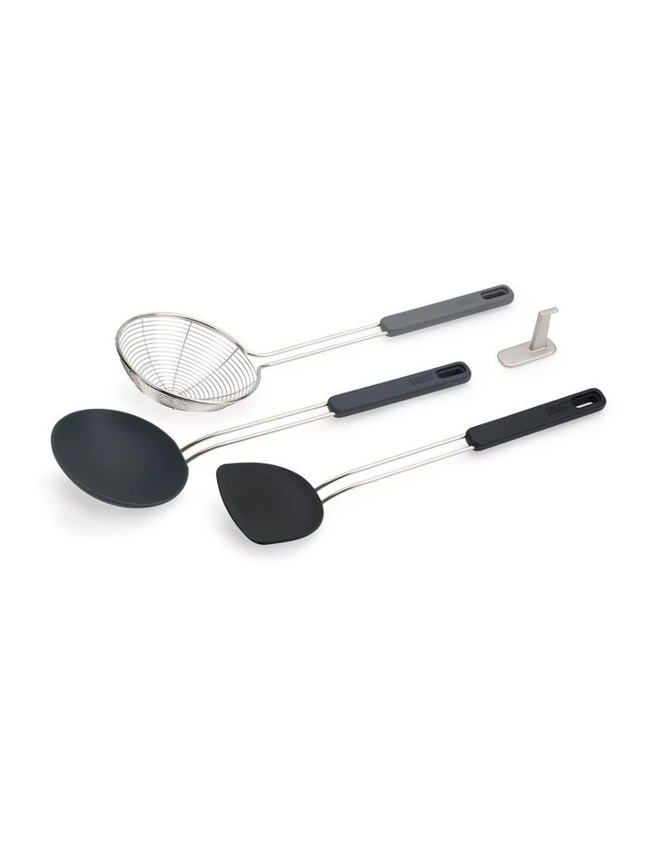 Nest Fusion 3 Piece Wok Set in Black