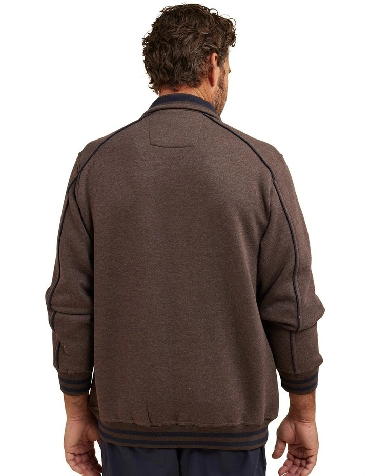 Kyler Fleece Jacket in Brown
