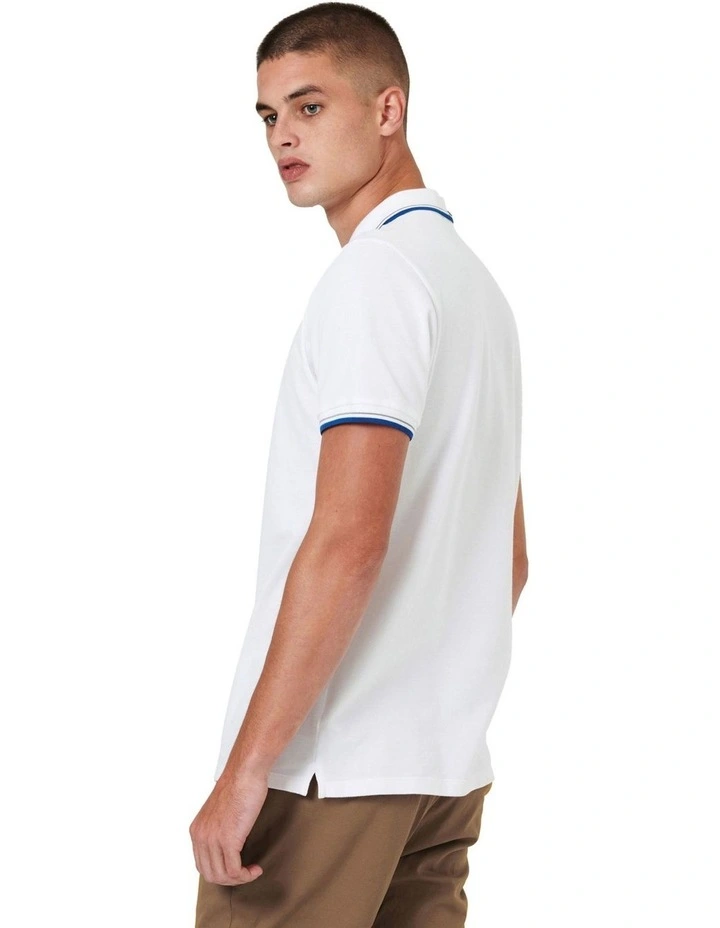 Signature Romford Polo Shirt in White
