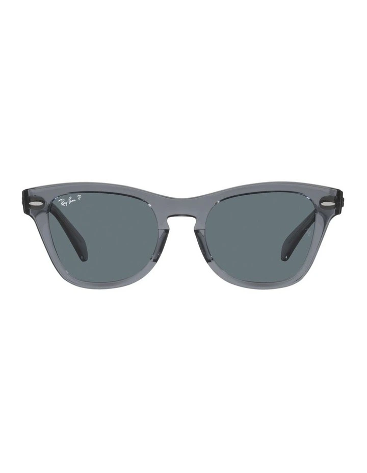 0RB0707S Polarised Sunglasses in Transparent Grey