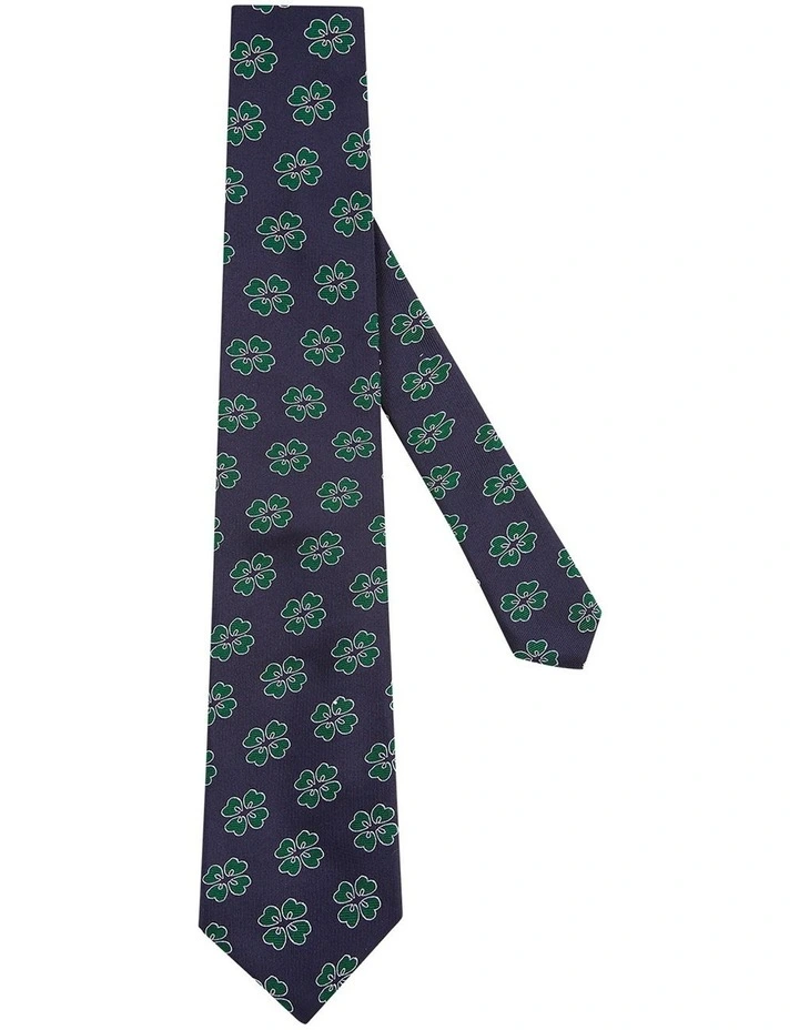 Bratelli Tie in Navy Green