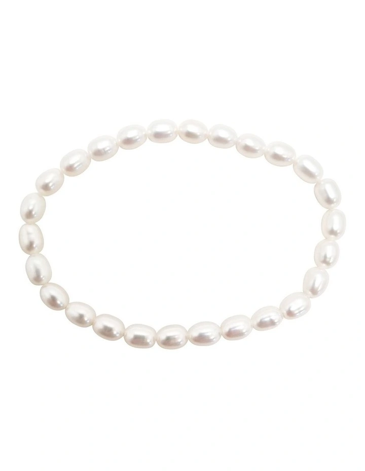 Everyday Pearl Bracelet in White