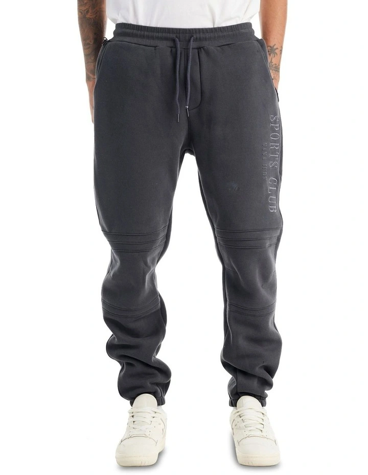 Sports Club Track Pant in Charcoal