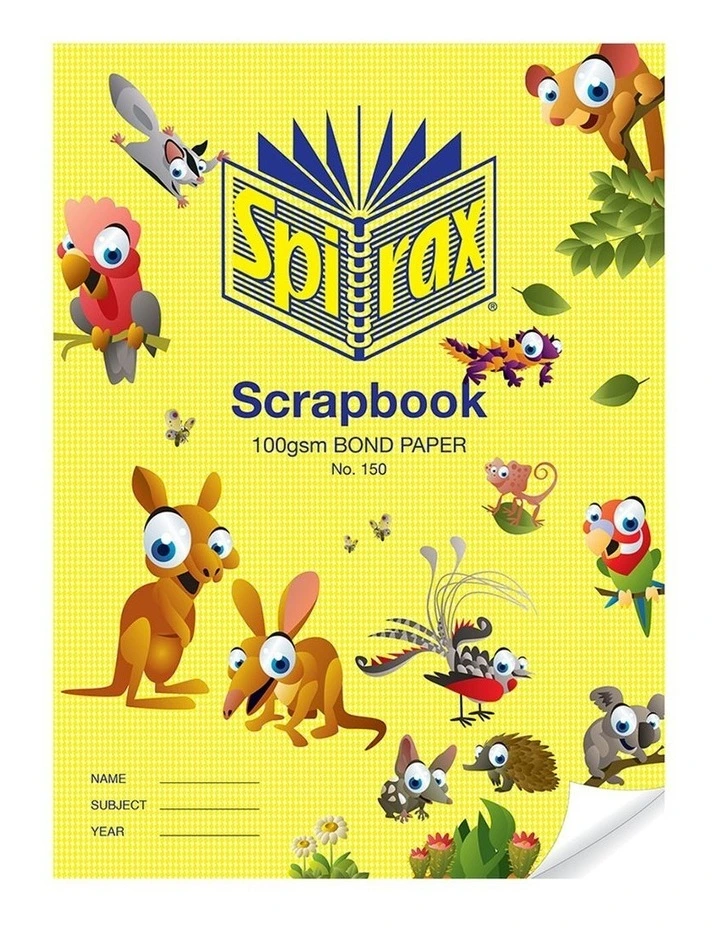 100 GSM 64 Pages Unruled No.150 Bond Paper Scrapbook School Notebook