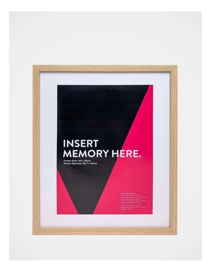 Photo Frame 40x50cm/A3 in Natural