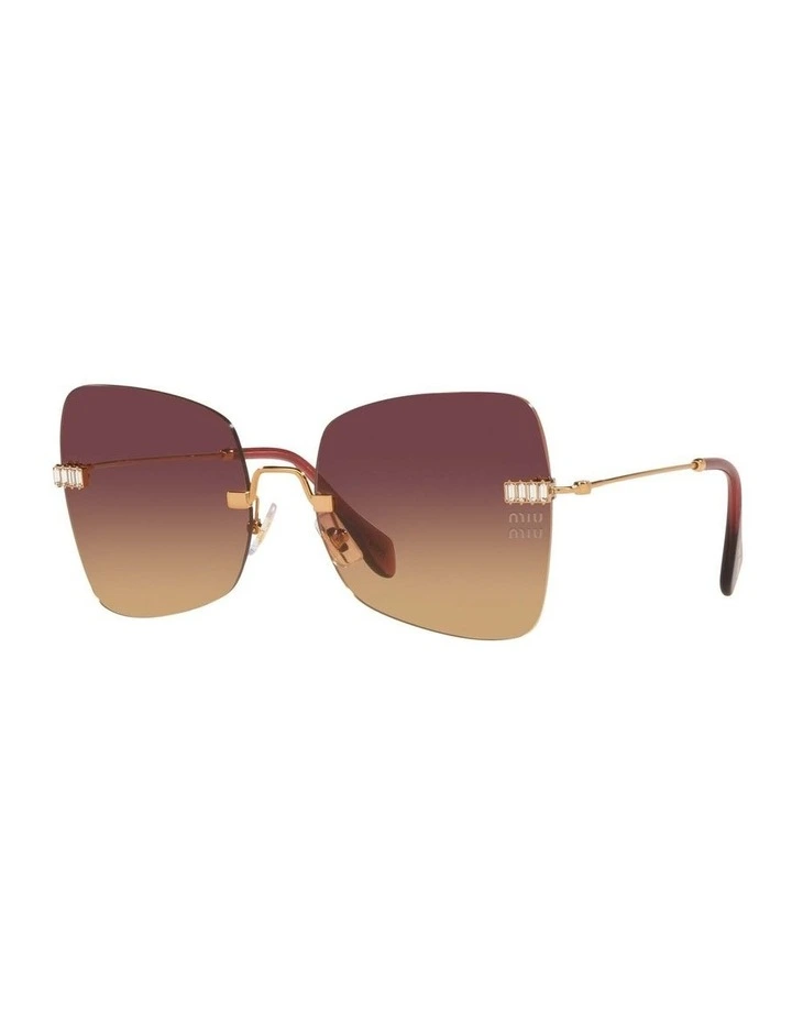 MU 50WS Yellow Sunglasses