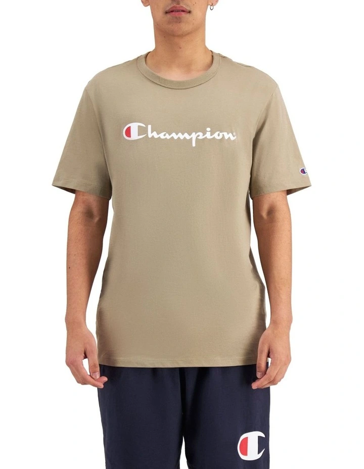 Script Short Sleeve Tee in Barren Grounds