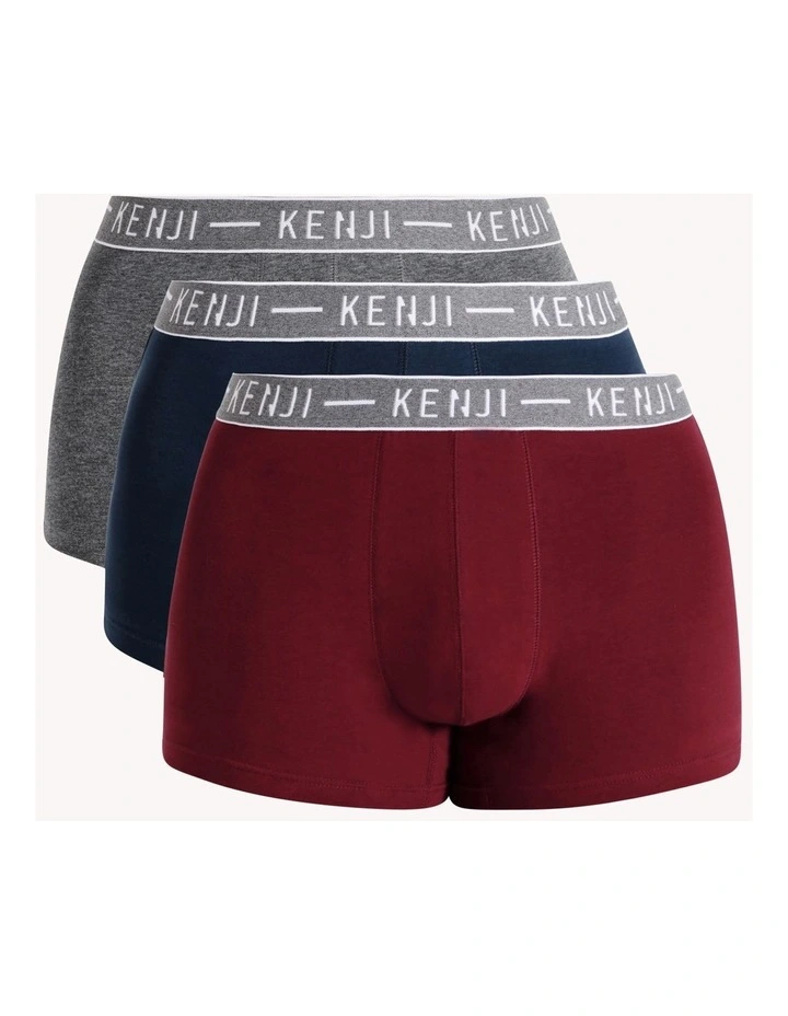 3 Pack Plain Trunks - By the Fire