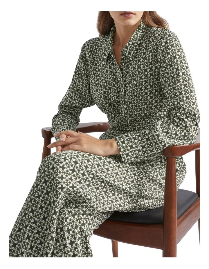 Mini Geo Wrap Shirt