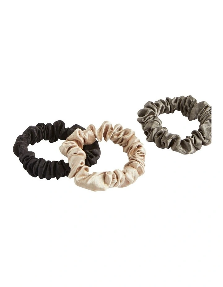 Mini Scrunchie in Smokey Olive
