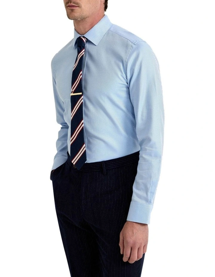 Beckton Luxury Stripe Shirt in Blue