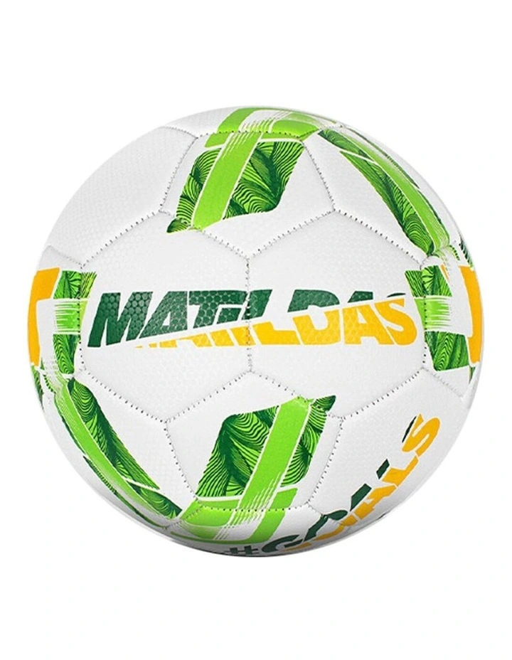 Australia Matilda Size 5 Soccer Ball Sports Football Training White
