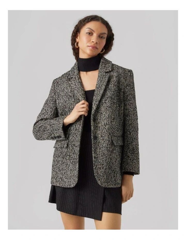 Gaida Blazer Jacket in Black