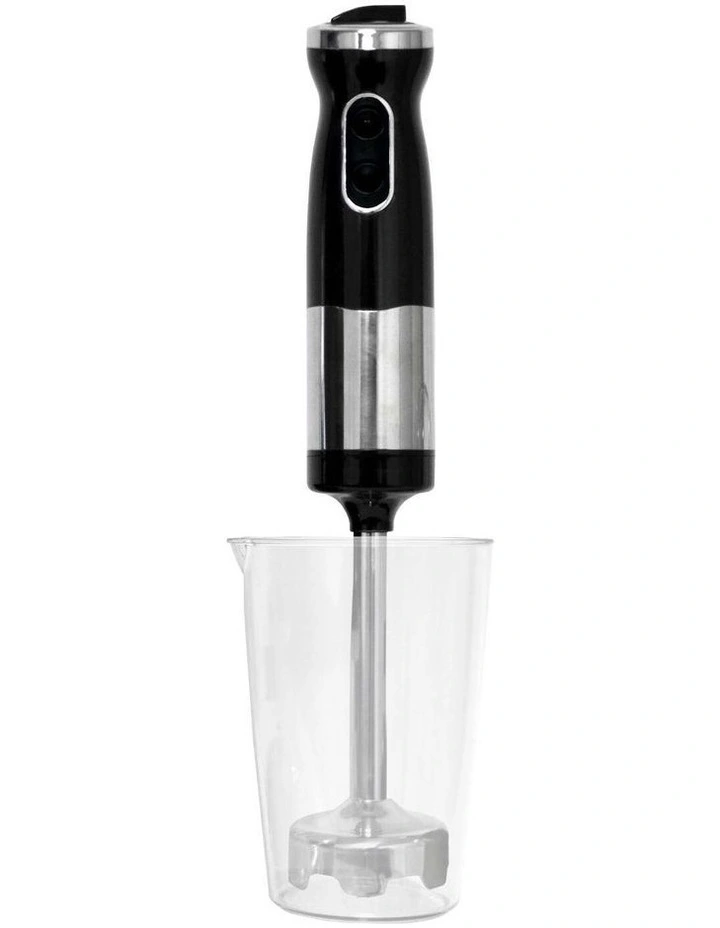 Electric Stick Hand Blender and Mixer in Black