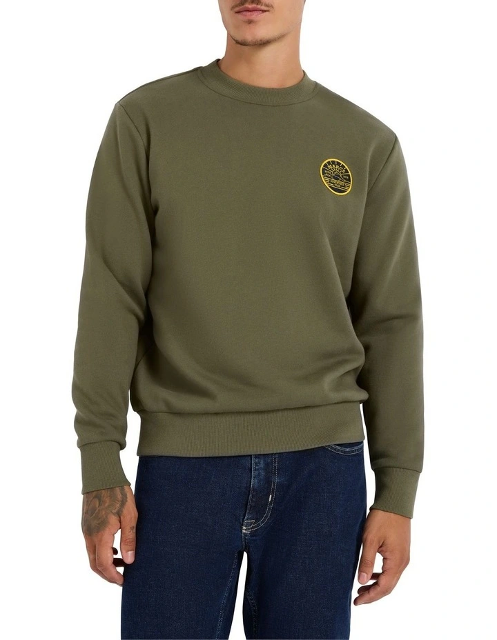 Bryce Badge Sweatshirt in Tarmac