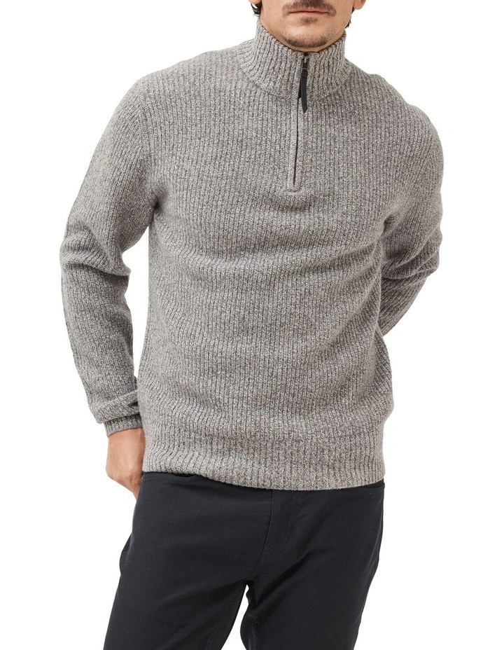 Robbies Road Knit in Asphalt
